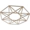 Ekena Millwork Guardian Wood Fretwork Pierced Ceiling Medallion, Birch, 24"OD x 9 3/8"ID x 3/8"T CMWP24X24X0375GDBI - alternate 4